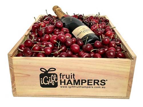 Cherry Hamper +Champagne