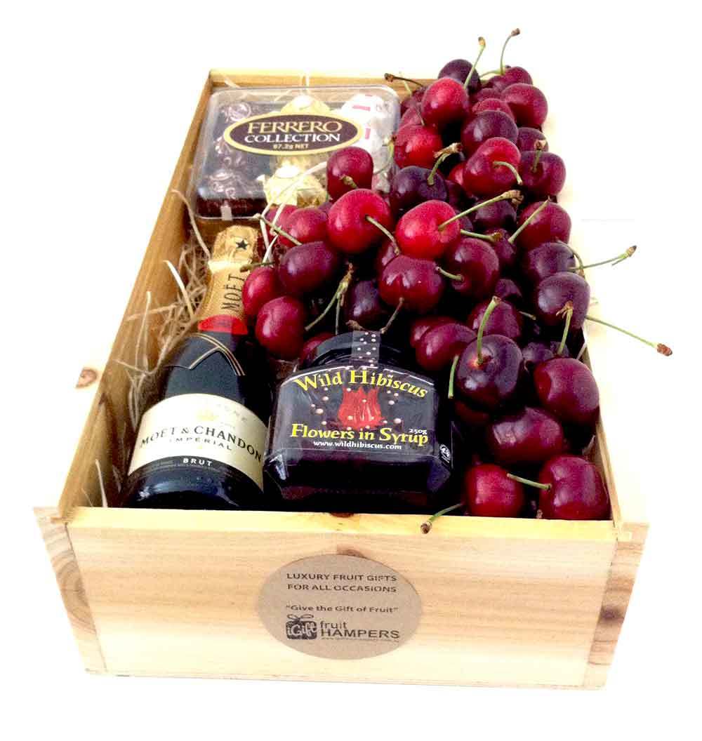 Cherry Hampers + Moet Chandon