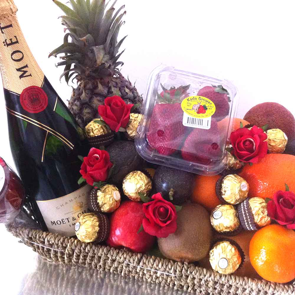 Fruit Baskets - Champagne & Chocolate