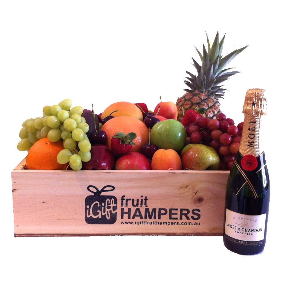 champagne fruit hampers